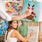 10 Pcs Christmas Pre Drawn Canvas for Painting 7.87 x 9.84 Inch